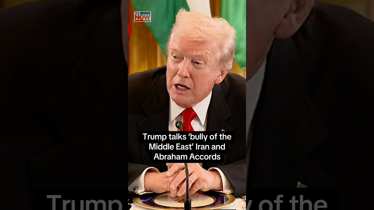 Trump talks Iran and Abraham Accords