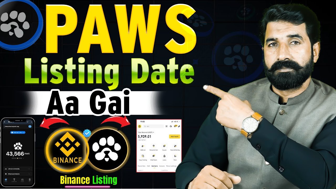 Paws Listing Date Confirmed | Paws Airdrop News Update | Paws Coin | Mining Bot News | albariozne