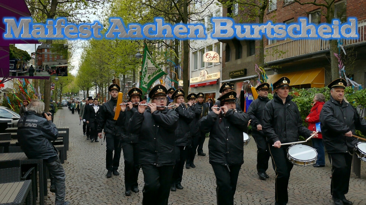 MAIFEST AACHEN BURTSCHEID 2017 UMZUG DER AACHENER VEREINE 4K