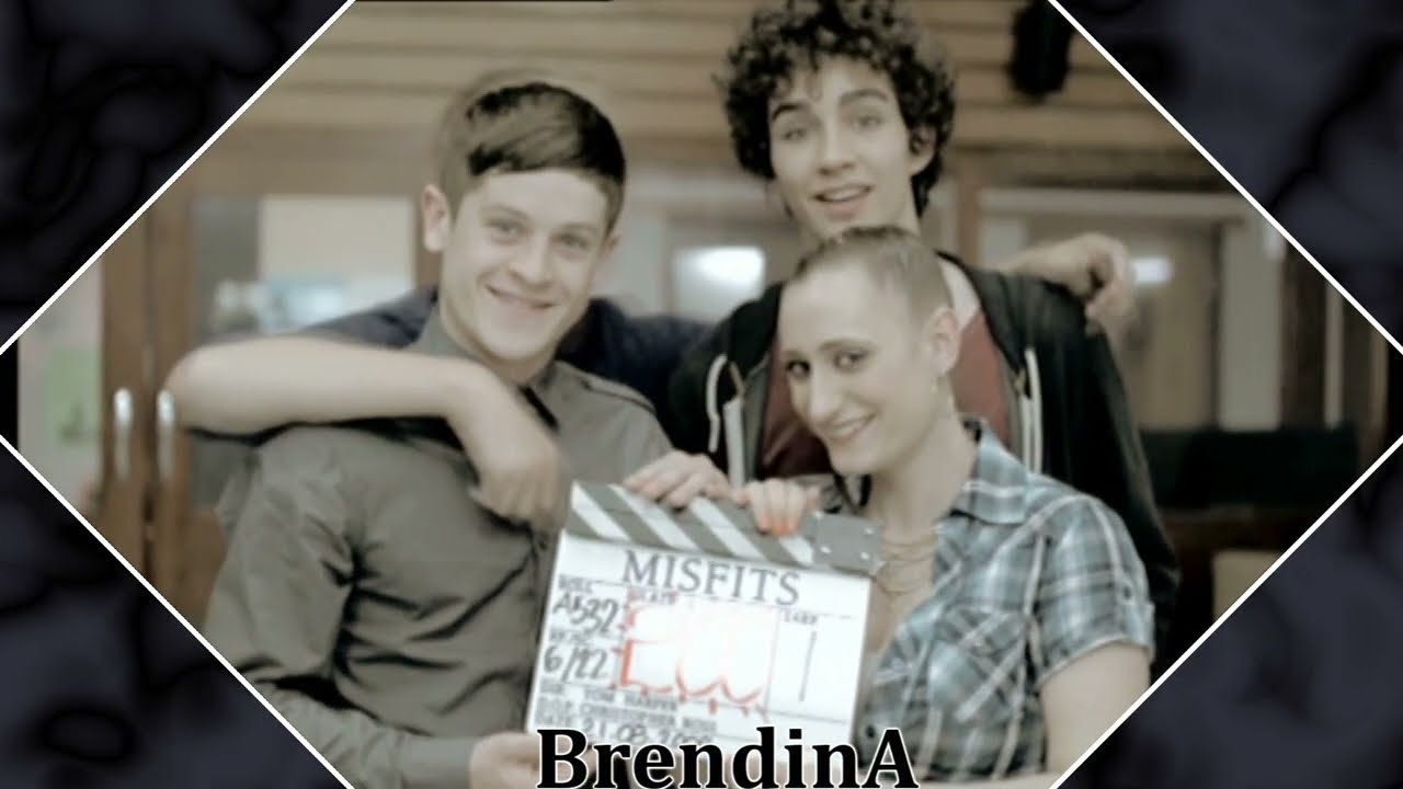 Misfits S1 cast - all joking aside [behind the scenes] (re-upload)