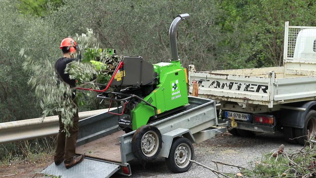Ohashi ES130GH trailer to truck chipping Nice