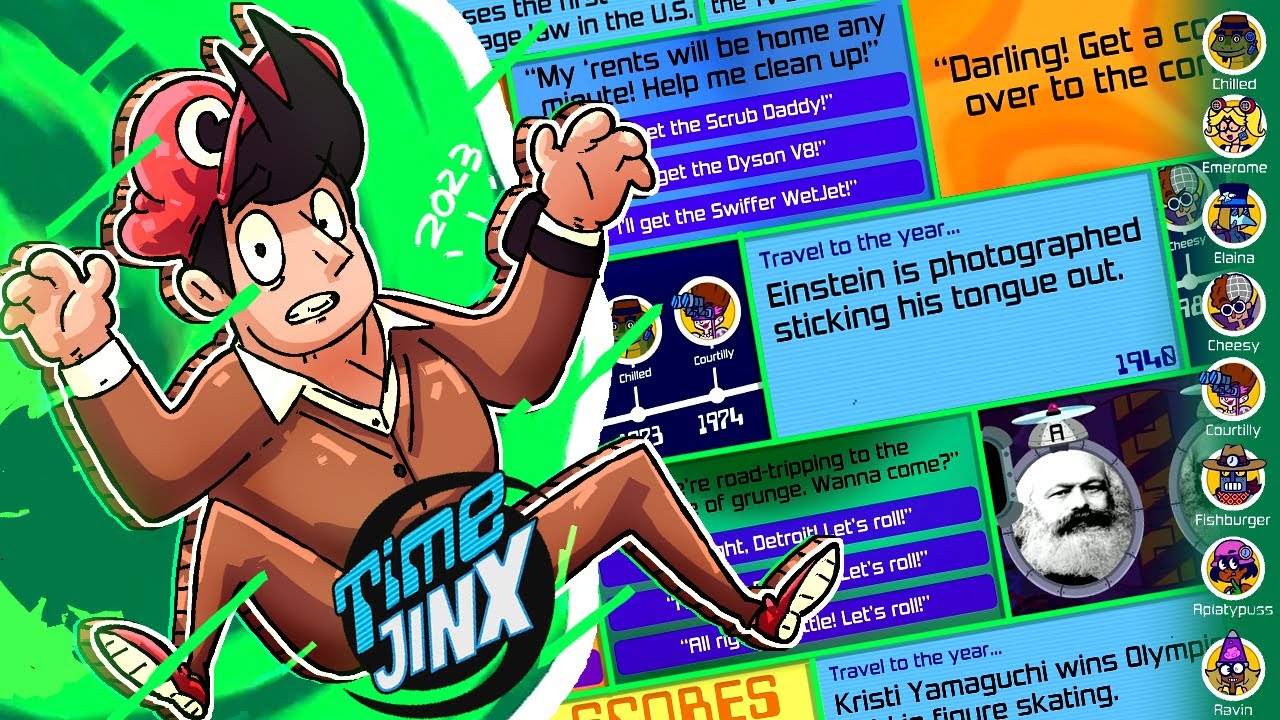 EARLY LOOK AT TIMEJINX! | ITS ABOUT TRIVIA & TIMETRAVEL! (The Jackbox Party Pack 10!)