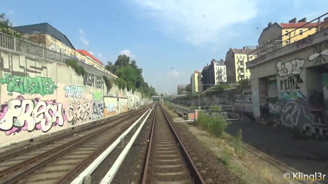 Führerstandsmitfahrt S-Bahn Berlin Westend - Bundesplatz S41 BR485