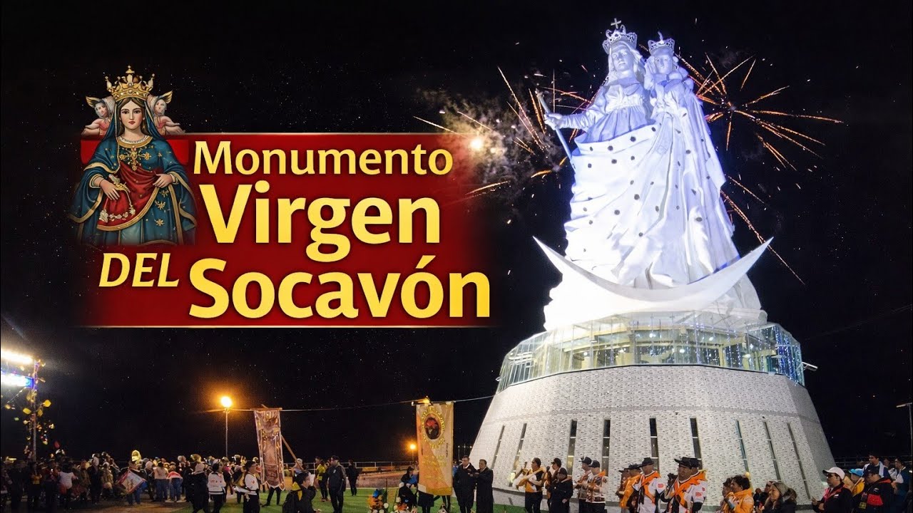 Monumento de la Virgen del Socavón, dia de la  Candelaria