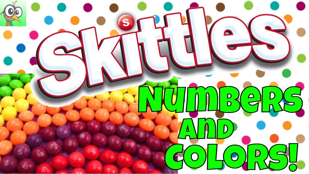 Having Fun Counting Numbers and Grouping and Learning Colors with Skittles for Kids! Fuzzy Kiwi TV