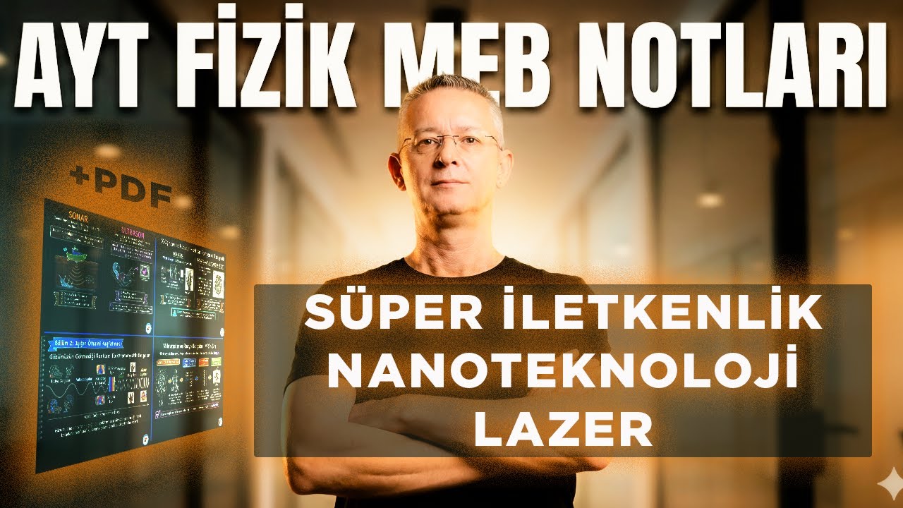 AYT FİZİK FULLETEN MEB NOTLARI| SÜPERİLETKENLİK-NANOTEKNOLOJİ-LAZER AYT FİZİK