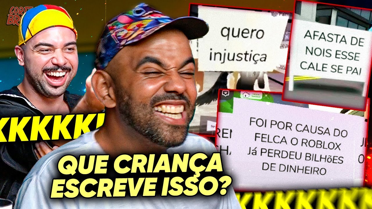 CRIANÇAS TENTARAM FAZER PROTESTO no ROBLOX