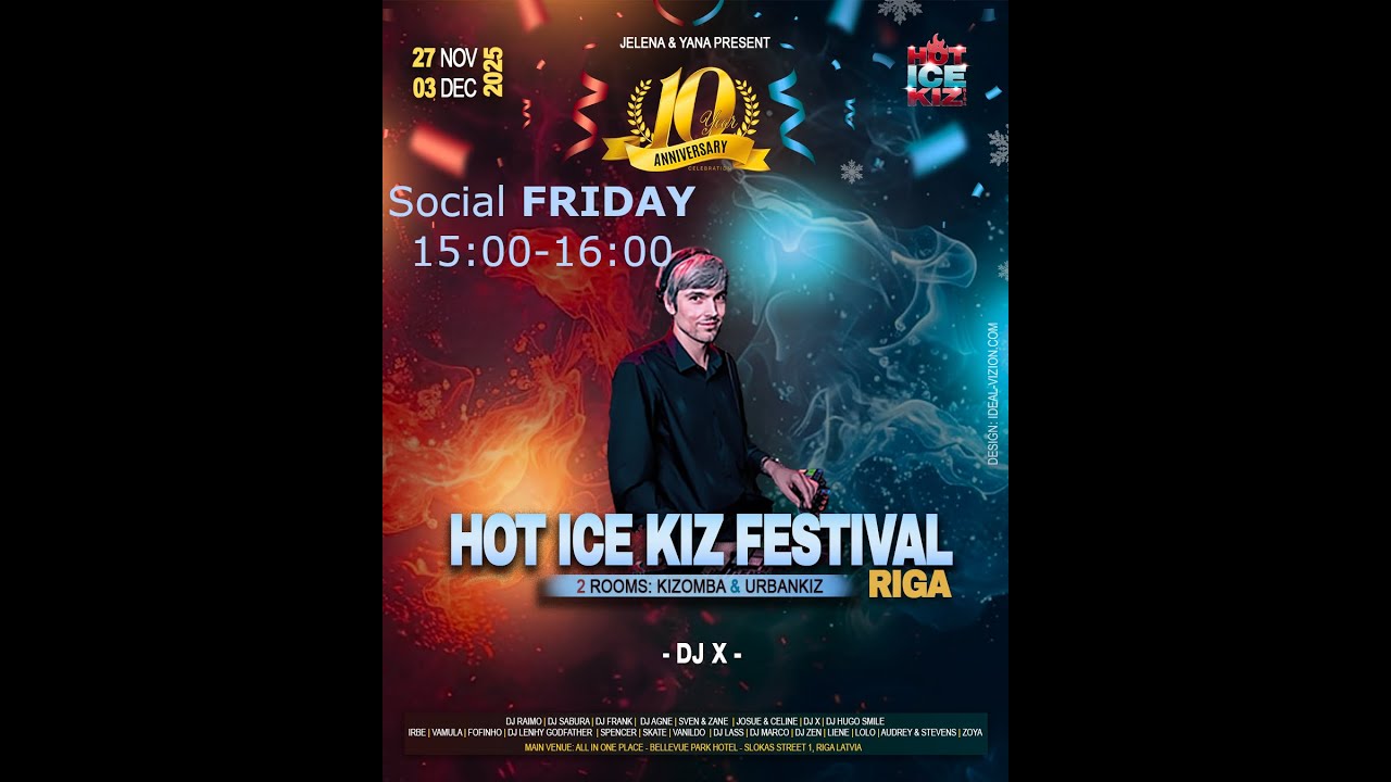 Kizomba x Urban Kiz LIVE MIX Vol. 14 (𝗛𝗢𝗧 𝗜𝗖𝗘 𝗞𝗜𝗭 - Friday social)