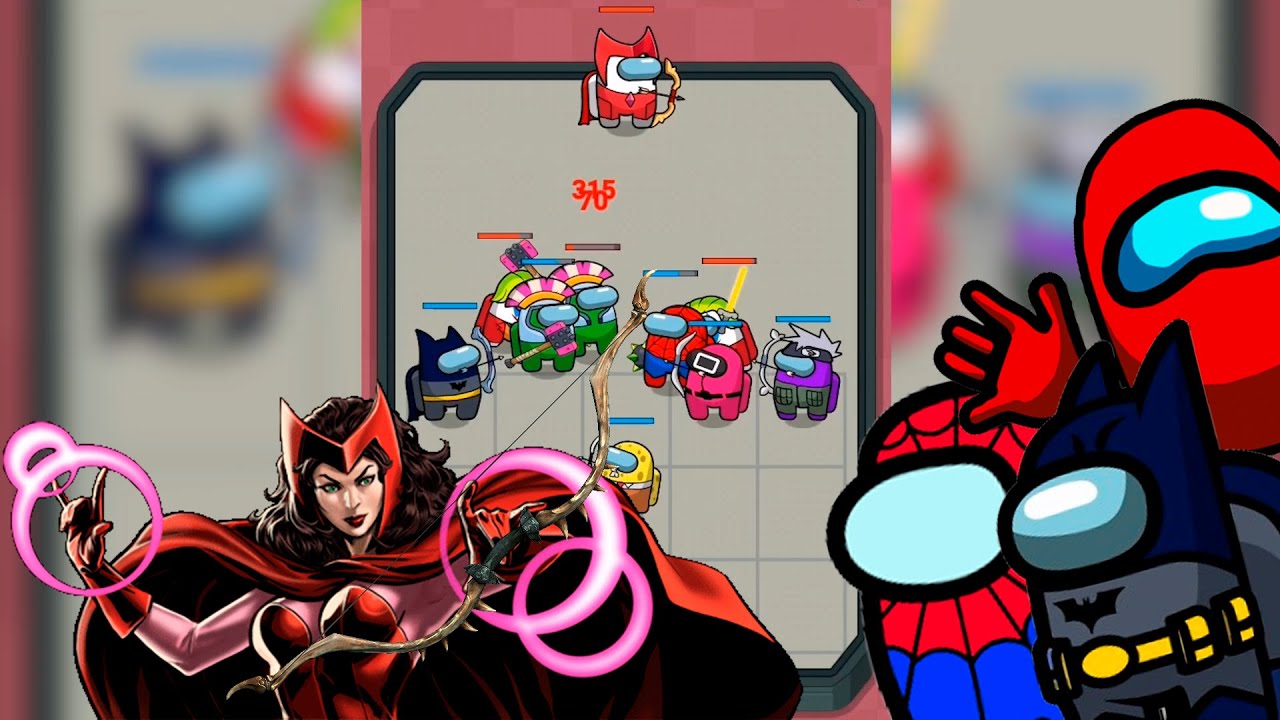Merge Imposter Alien Battle, Merge game, among us