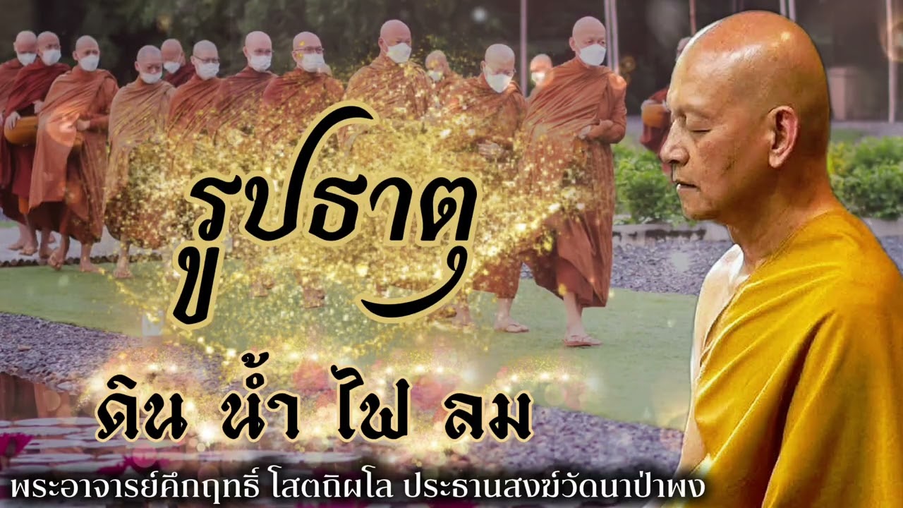 รูปธาตุ ดิน น้ำ ไฟ ลม #พุทธวจน 