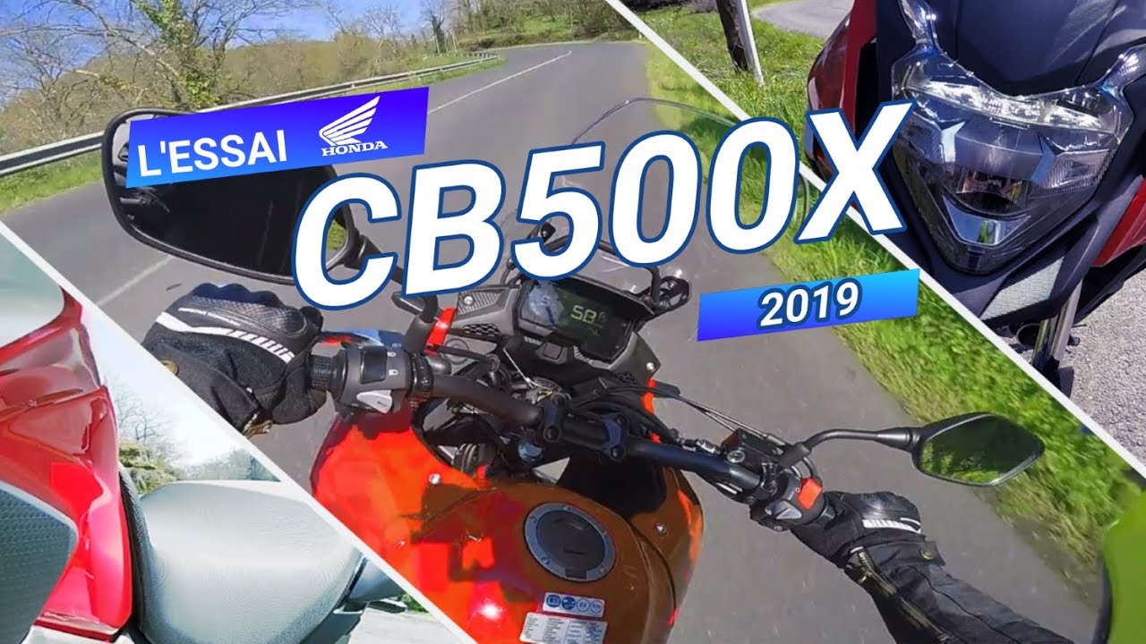 CB500X 2019 🙈 L'ESSAI DU TRAIL HONDA PERMIS A2