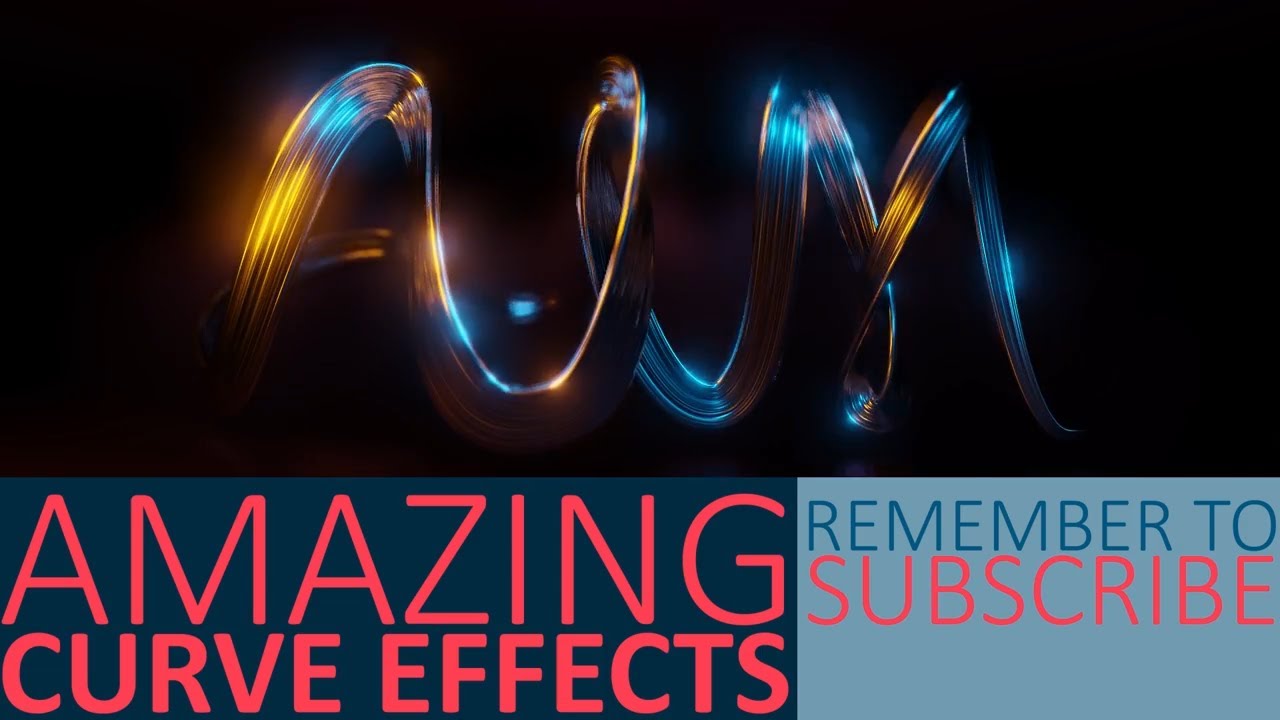 Blender 2.8 Curves and Strokes Animation tutorial for motion graphics