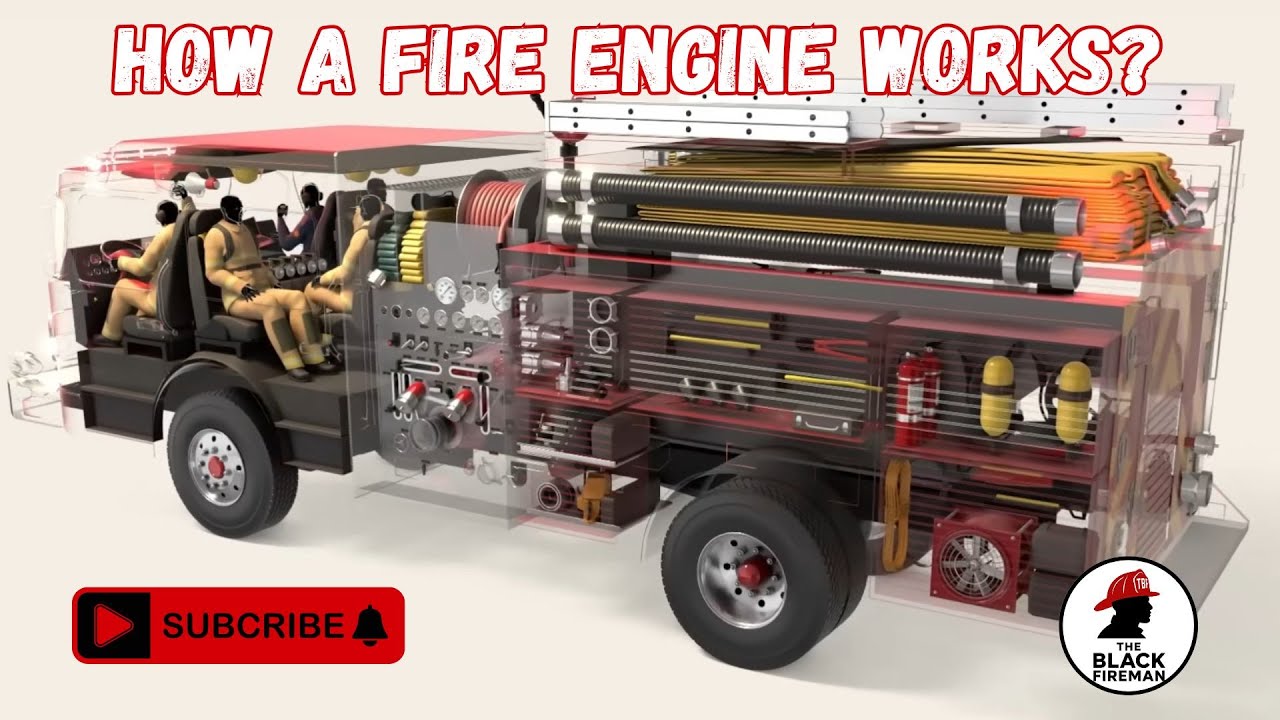 How a Fire Engine Works?