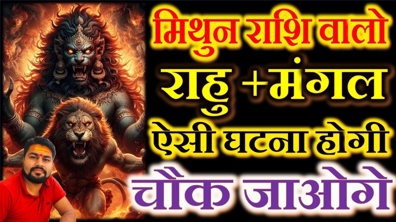 मिथुन राशि राहु + मंगल का तहलका | इतना धन आएगा आप चौंक जायेंगे | Gemini By Dr Raja Mishra
