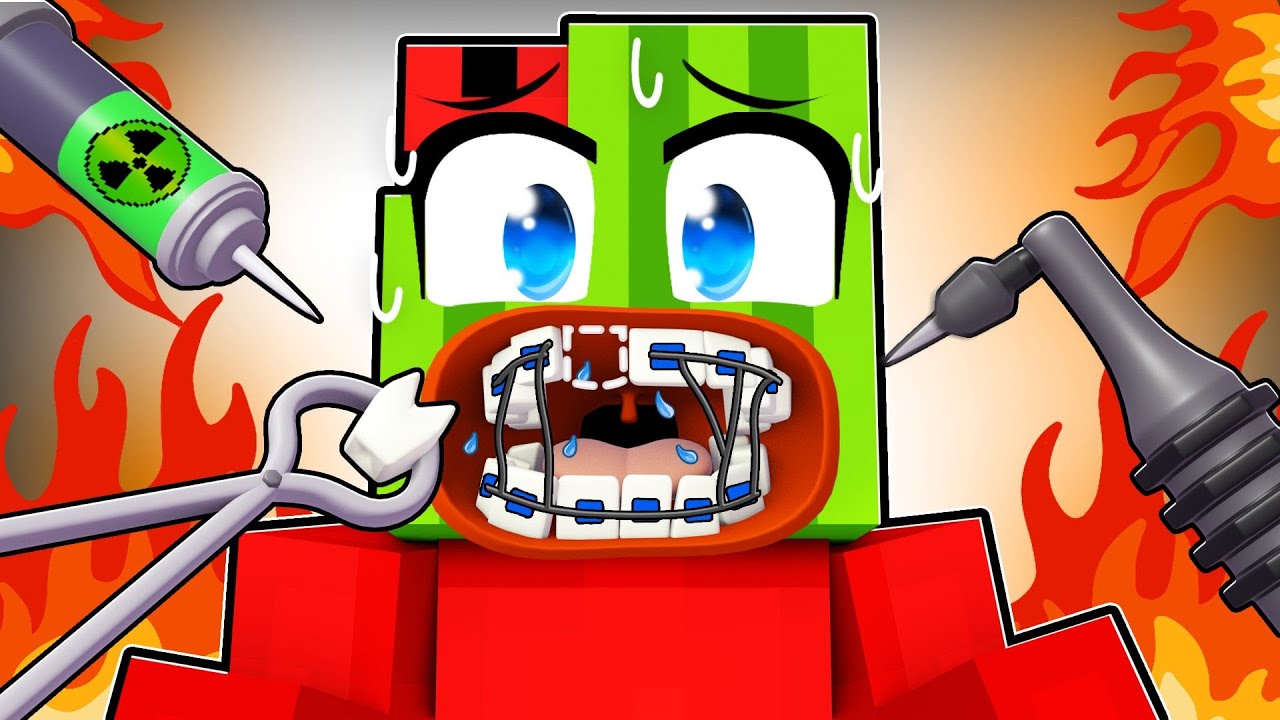Melon Goes to The DENTIST in Minecraft!