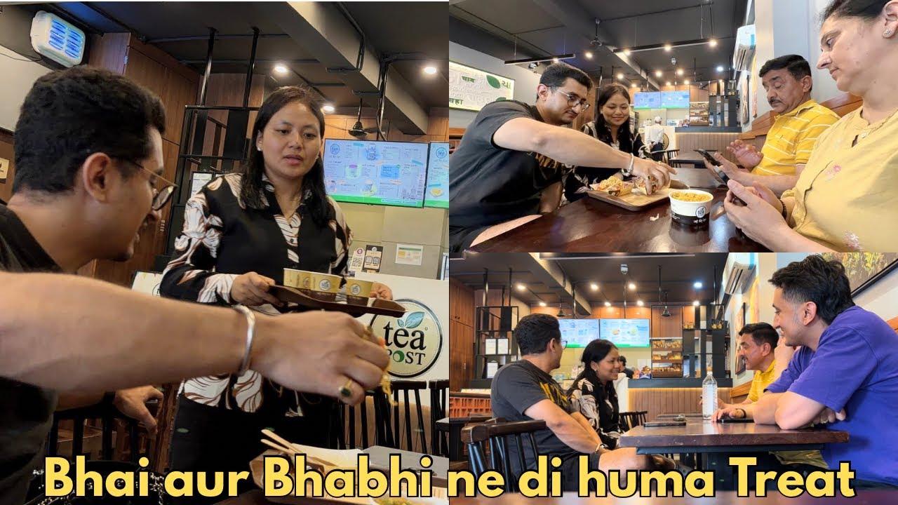 Aaj hua ek surprise plan 🤩 Bhai aur Bhabhi ne di huma treat😋 Muma ne bnaya aaj kuch special 🥹🤤