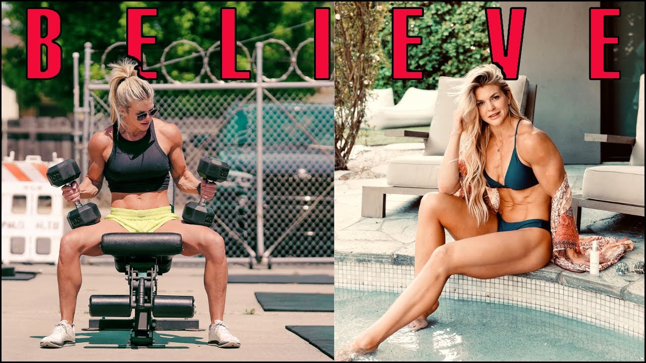 BELIEVE In Your DREAMS Female Fitness Motivation Gym Motivation