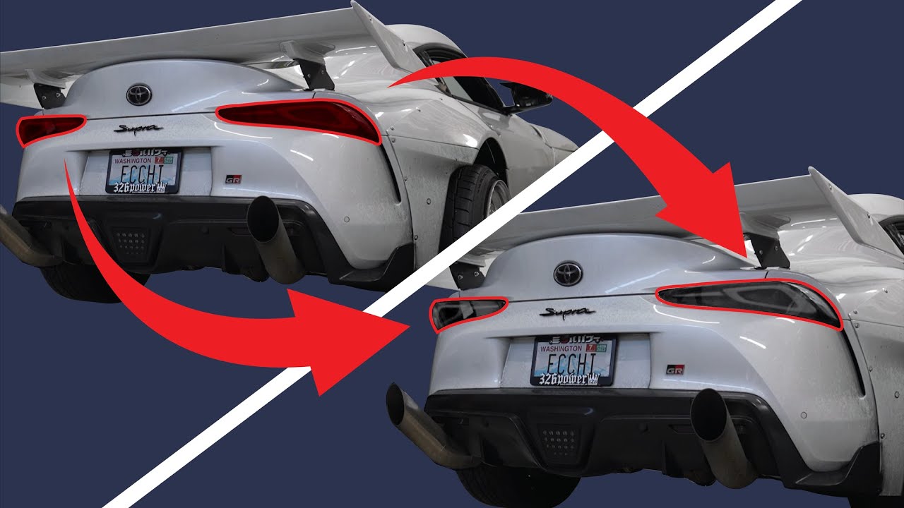 Make your own clear tail light lenses! (First MKV Supra Clears!) - Illumaesthetic Tutorials