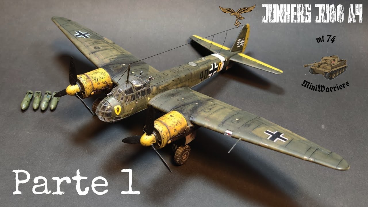 Junkers Ju88-a4 escala 1:72-REVELL/Parte 1