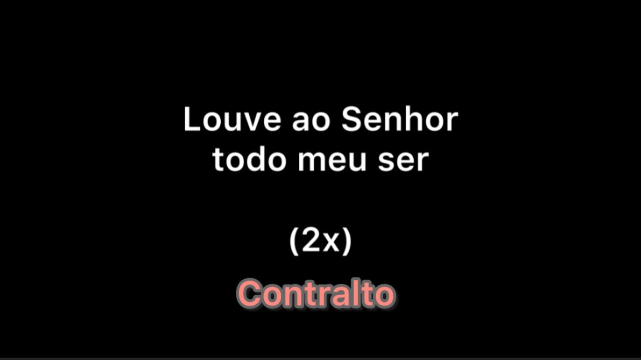 Contralto “Louve-Lukas Augustinho, Lu Alone” com letra