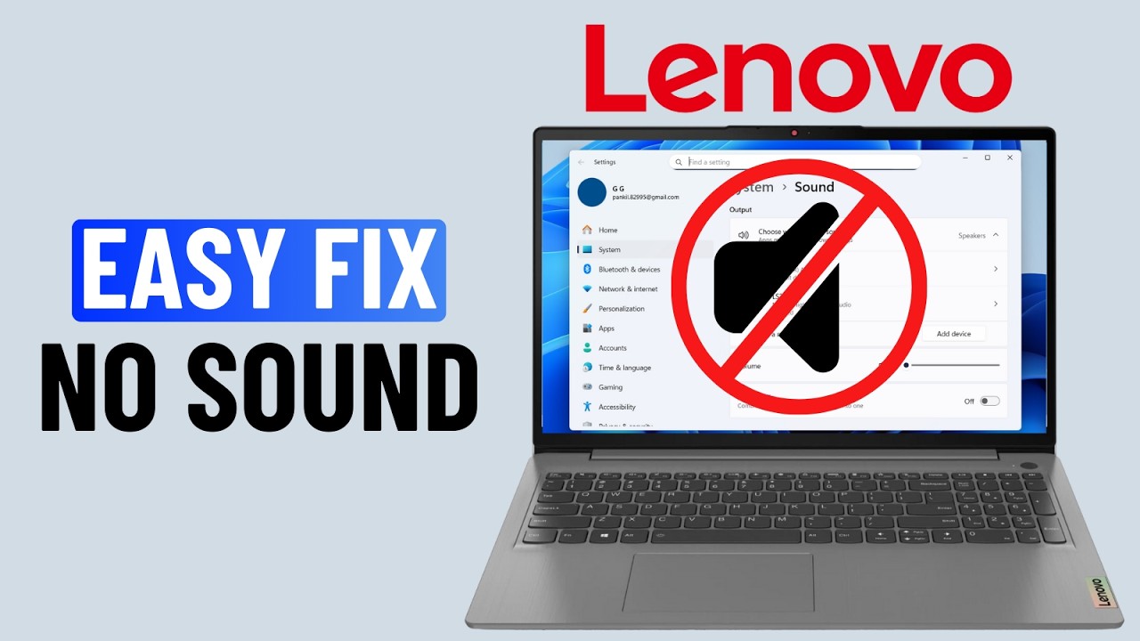 Исправление проблемы отсутствия звука на ноутбуке Lenovo (Windows 11/10)