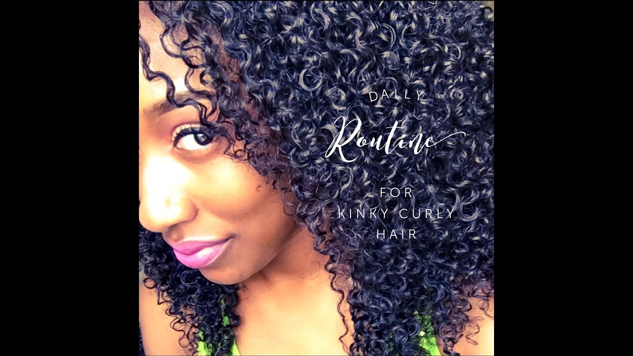 Daily Routine For Kinky Curly Hair | Her Hair Company