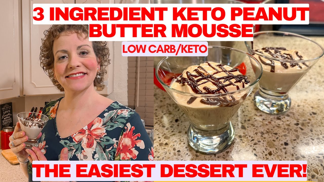 We Make A 5 Minute Dessert ! 3 Ingredient Peanut Butter Mousse