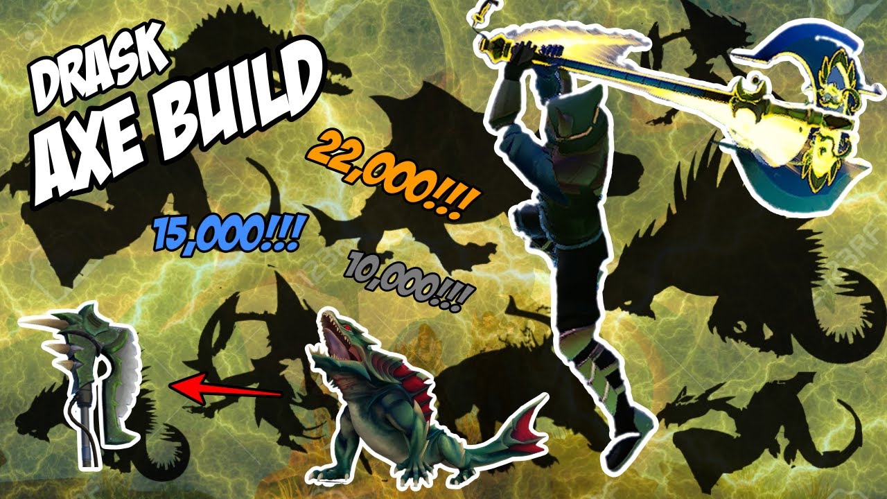 Dauntless // New Axe Build // New Drask Axe Build // Dauntless Builds 2022