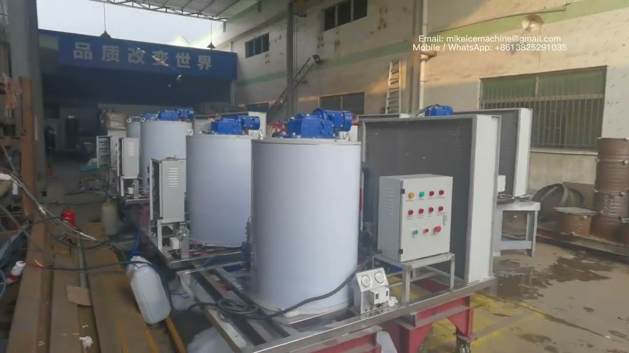 7 sets of 2 5 tons flake ice machines