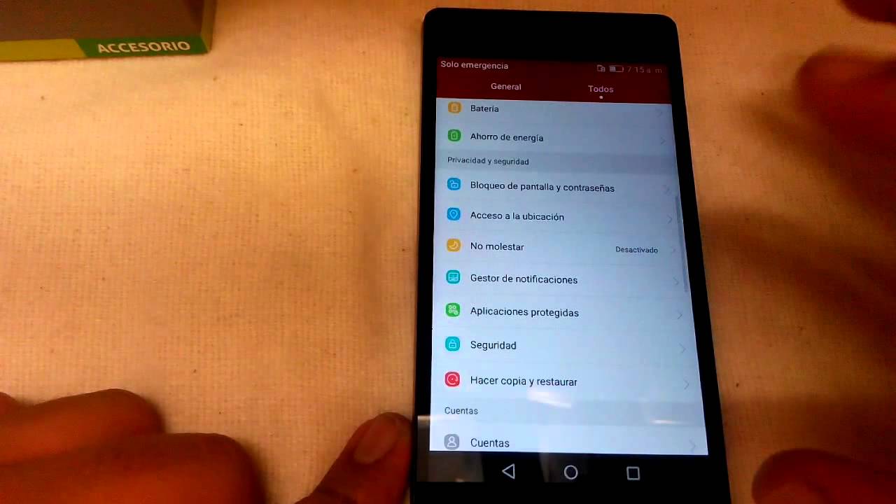 Huawei G Elite Accesorios y Funciones Basicas