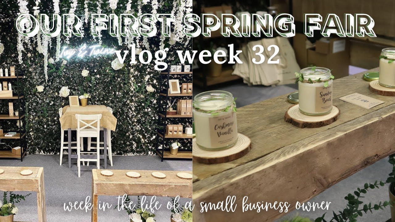 TAKING OUR CANDLES TO THE UK'S BIGGEST TRADE SHOW 🕯 Candle Studio Vlog Week 32