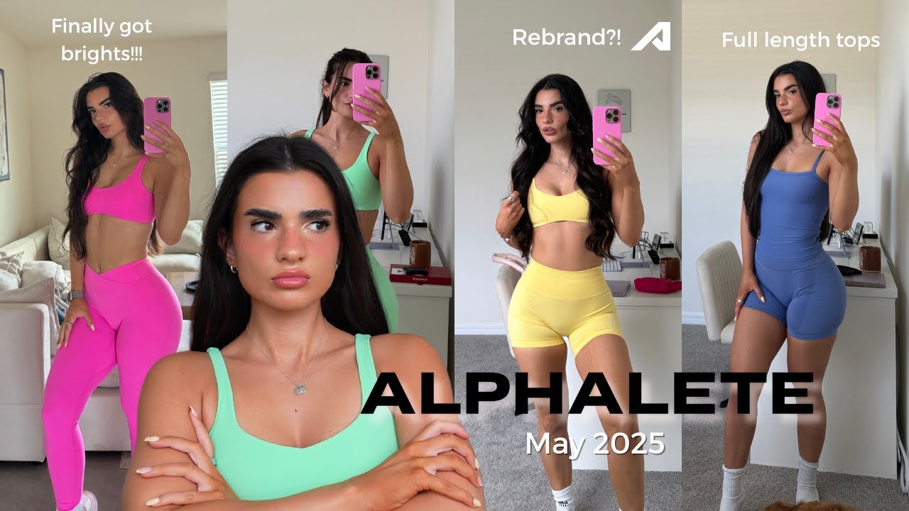 ALPHALETE LAUNCH MAY 2025 | HONEST REVIEW | NEW STYLES