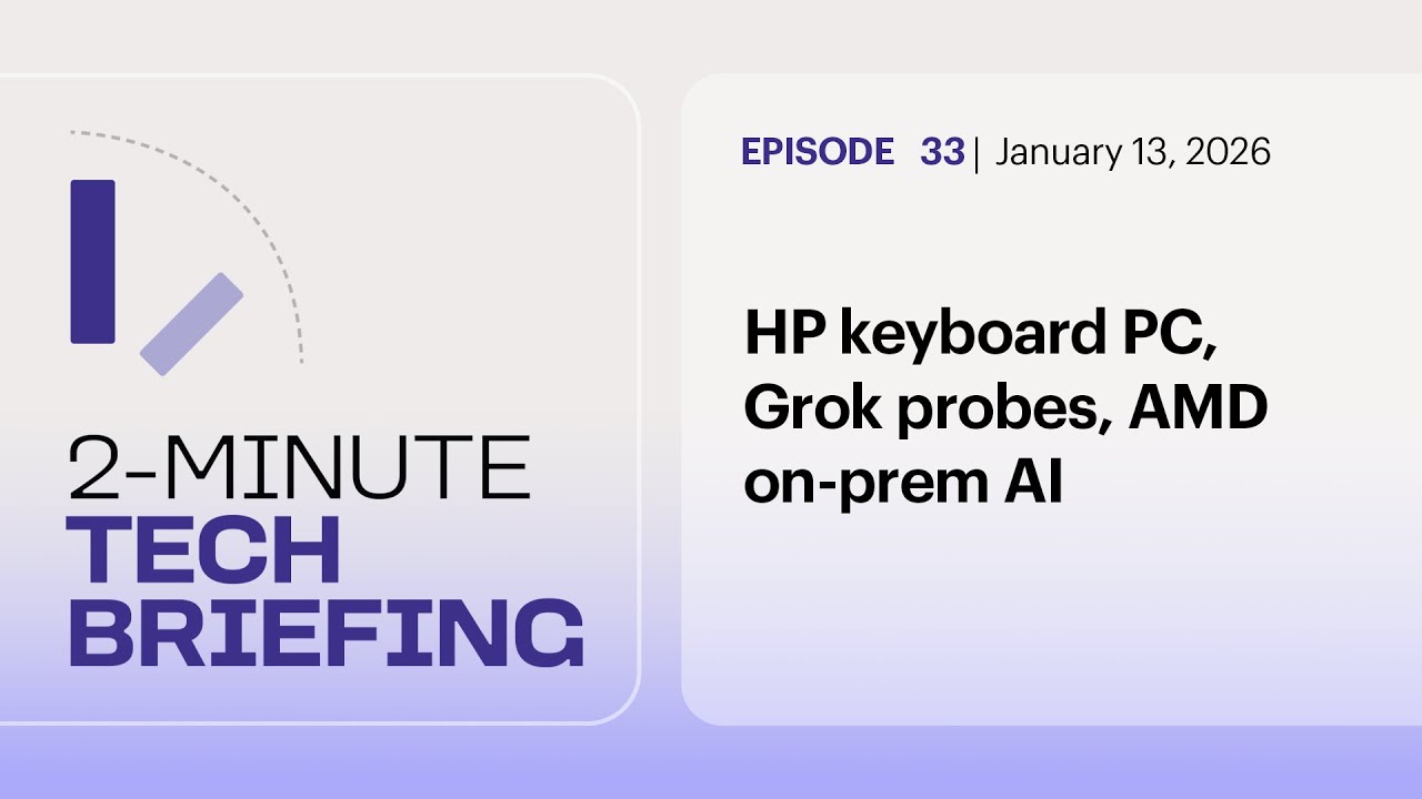HP Keyboard PC, датчики Grok, локальный ИИ от AMD | Эпизод 33