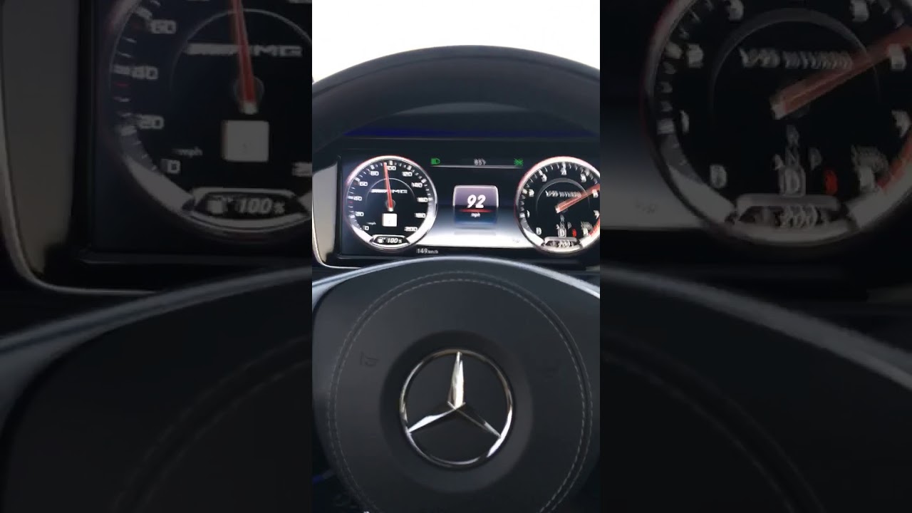 2016 S63 AMG 4MATIC sedan Acceleration Test
