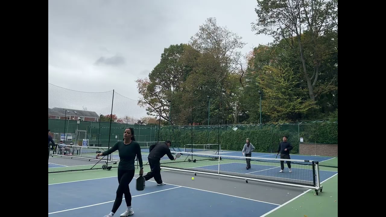 A Gloomy day at Glen Oaks Pickleball