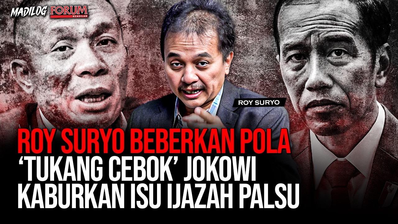 ROY SURYO: RISMON SIANIPAR DIJADIKAN SAMSAK AGENDA BESAR JOKOWI