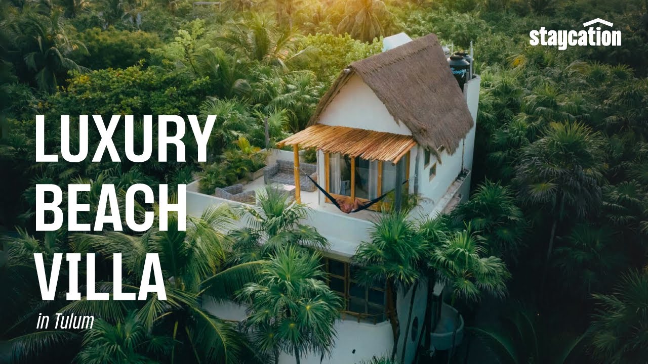 Inside Tulum's Most Insane Beach Villa | Casa de las Palmas