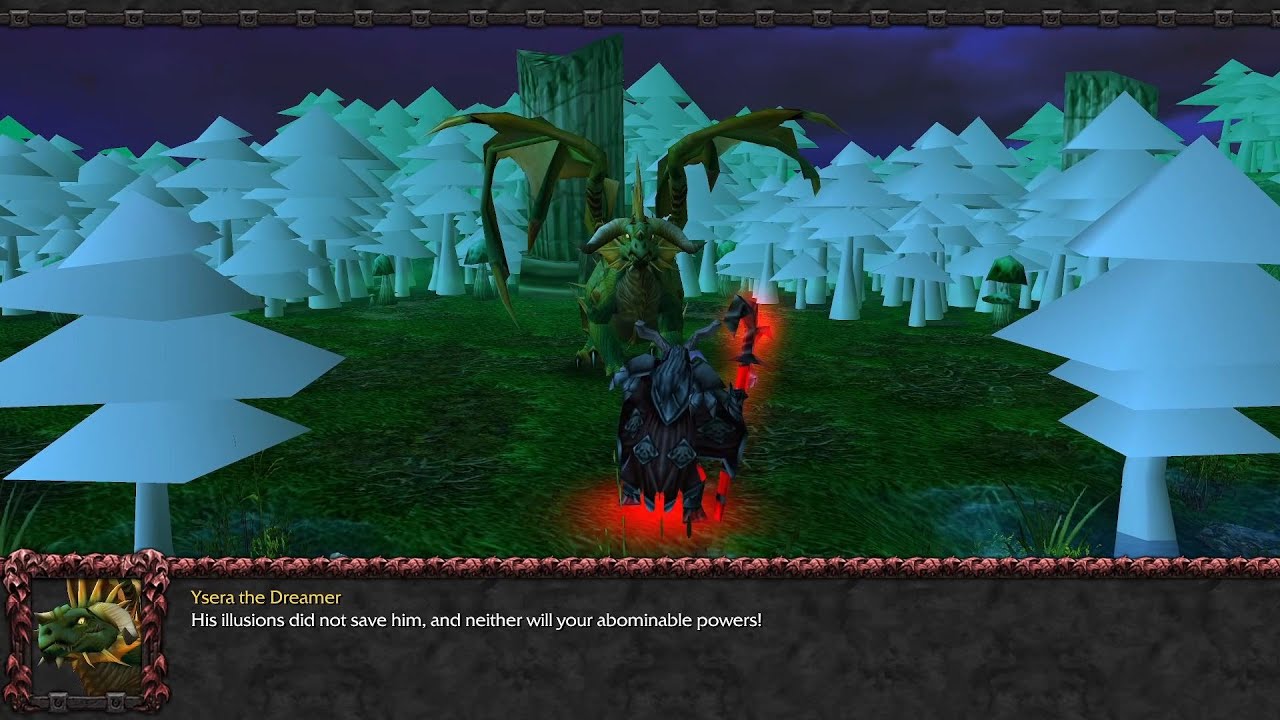 Ysera traps Malfurion within the Emerald Dream
