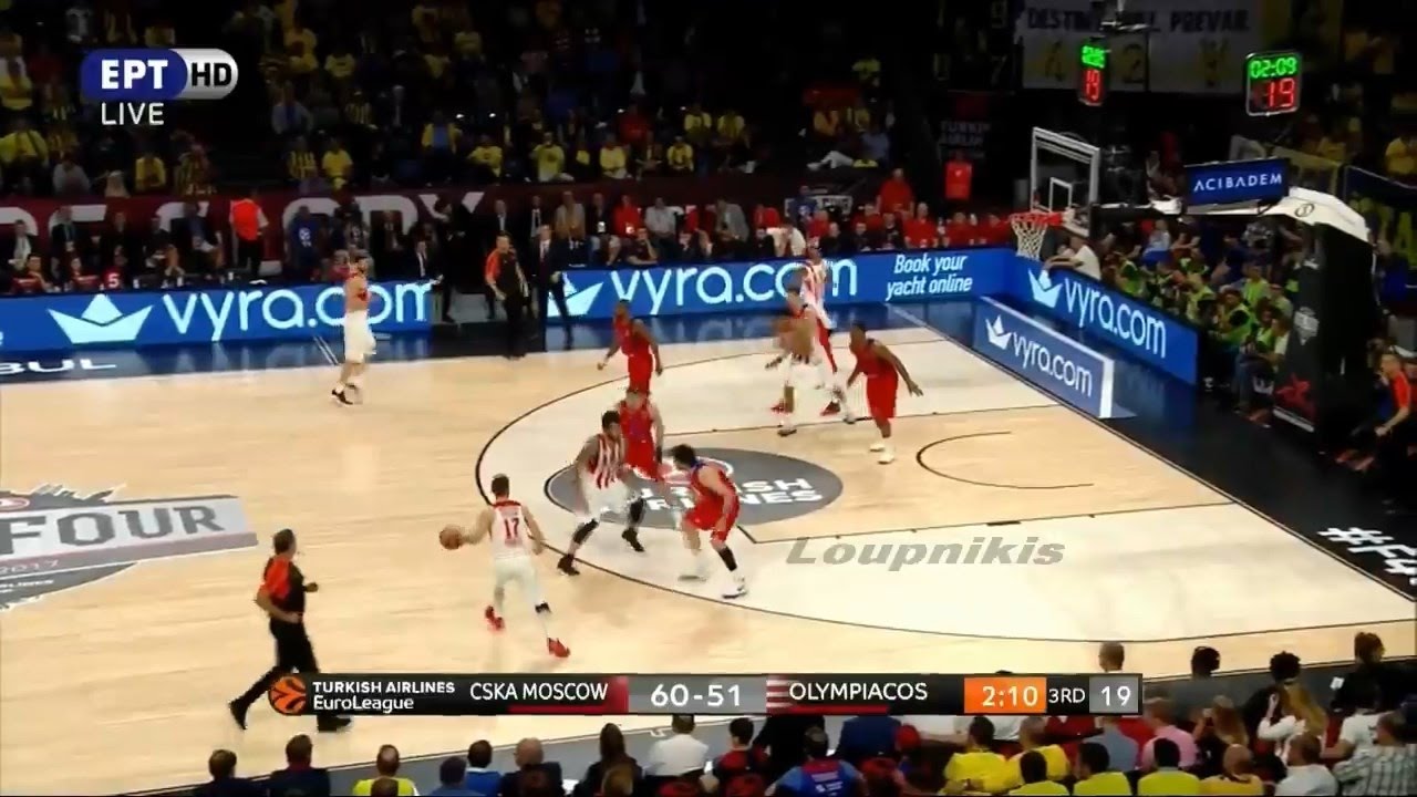 🏀 ΤΣΣΚΑ Μόσχας - Ολυμπιακός 78-82 Highlights | Final Four Euroleague - Ημιτελικός {19/5/2017}