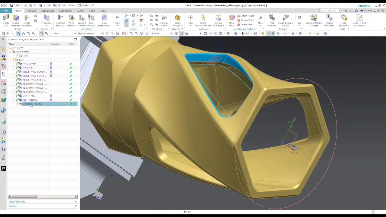Advanced 5-Axis Milling with NX Surfacing