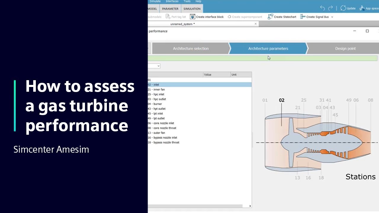 HOW TO Assess a gas turbine performance with Simcenter Amesim | Tutorial #HowToSimcenterSystems
