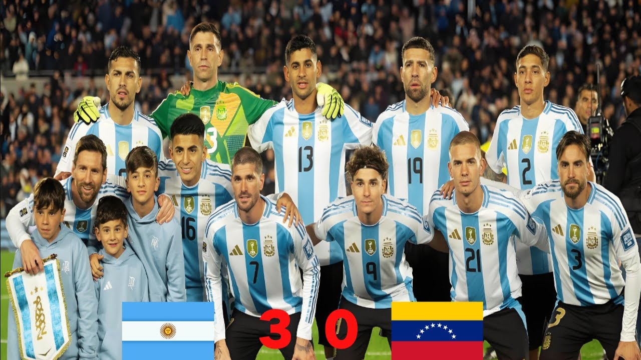 Full Match CONMEBOL WC 2026 Qualifiers Argentina v Venezuela  1080p