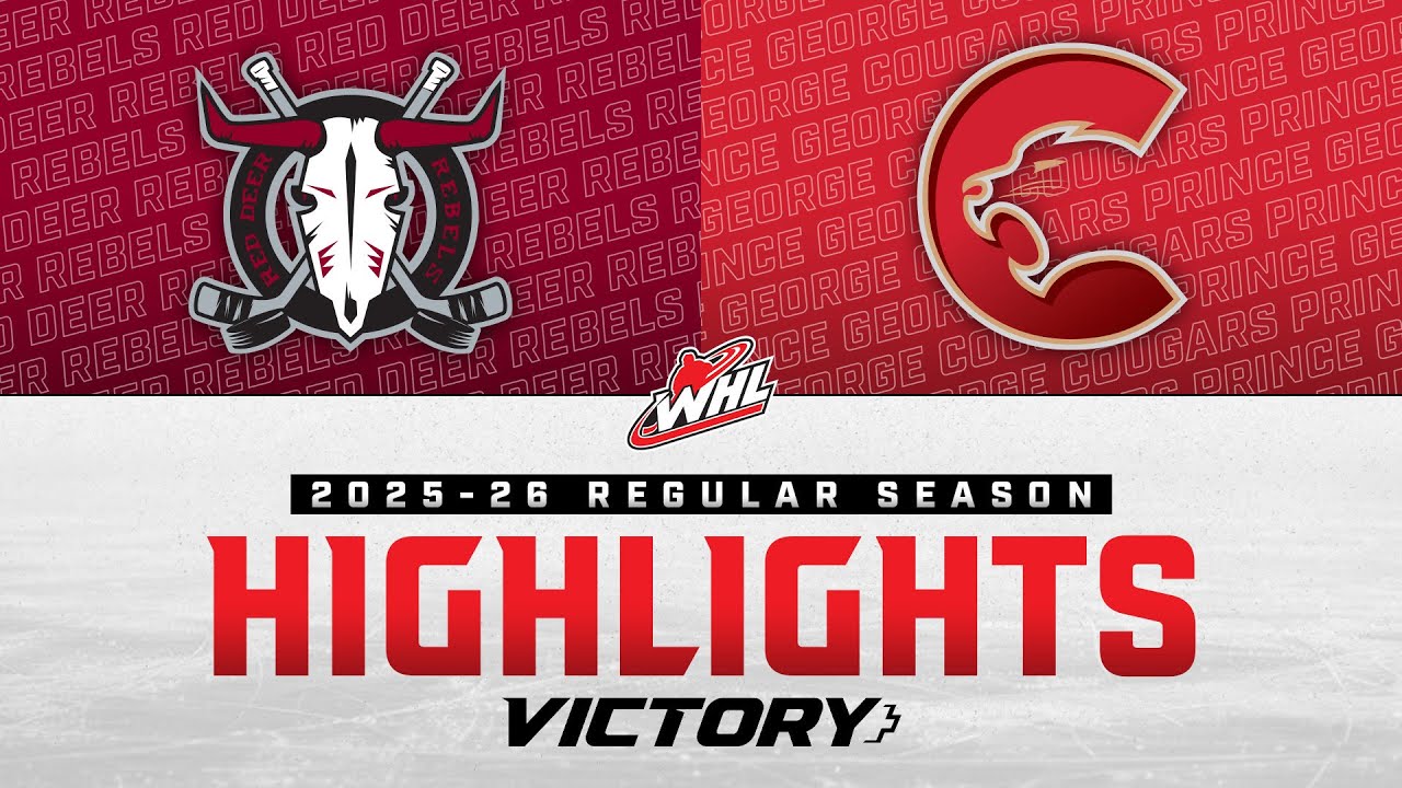 Матч Red Deer Rebels против Prince George Cougars 02/03 | Обзор матчей WHL 2025-26
