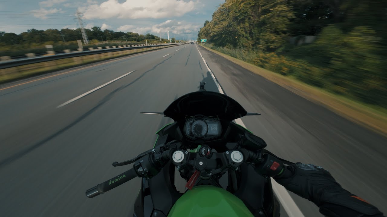 400cc Sport Bike VS Open Highway | Kawasaki Ninja 400 | 4K Pure Sound