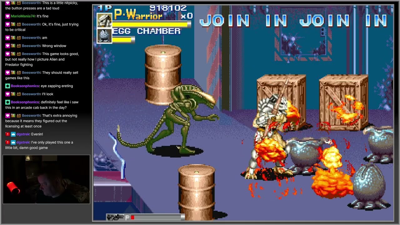 Trying Alien Vs. Predator (arcade version) for the first time!