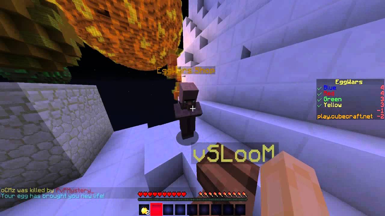 ماب الفضاء الجديد + قيم هاكات - #9 MINECRAFT: EGG WARS