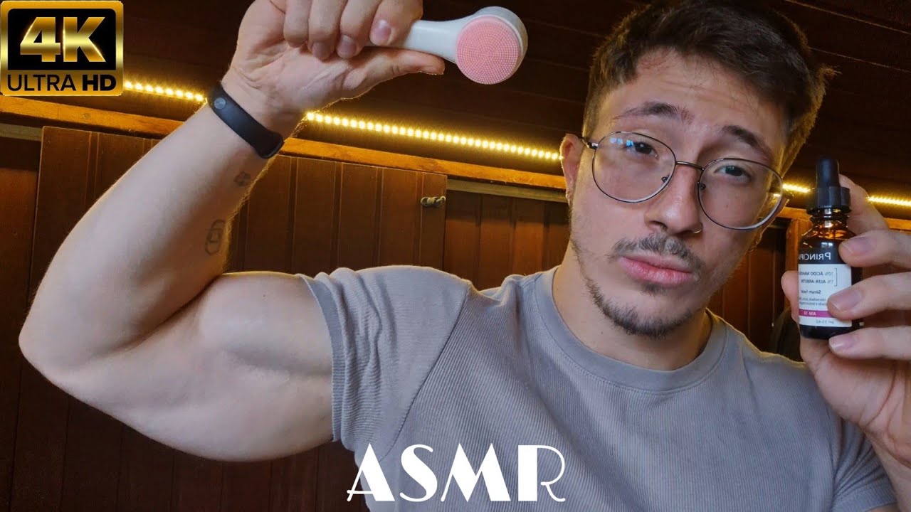 ASMR | POV: Hora de RENOVAR sua PELE com uma SKINCARE RELAXANTE 🫧✨