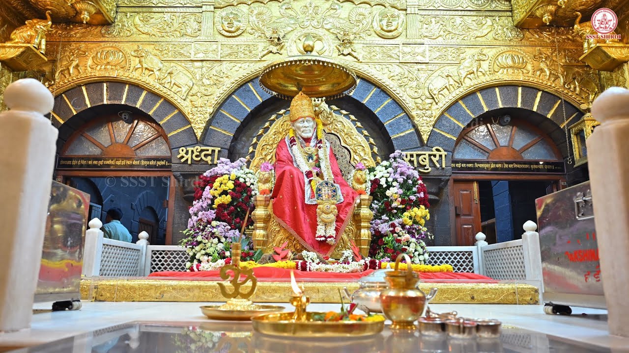 சீரடி சாய்பாபா ராமநவமி காலை தரிசனம் 🕉️ Shirdi Saibaba Ramnavami Morning Darshan! #saibaba