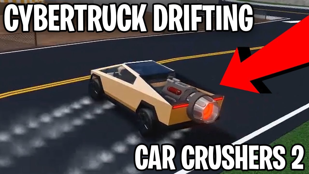 ДРИФТИНГ С CYBERTRUCK В ROBLOX CAR CRUSHERS 2