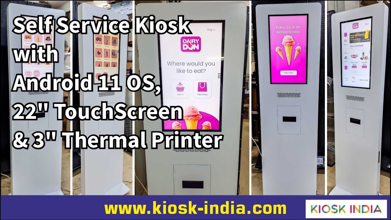 Product Demo: Interactive Self Service Kiosk with Thermal Printer